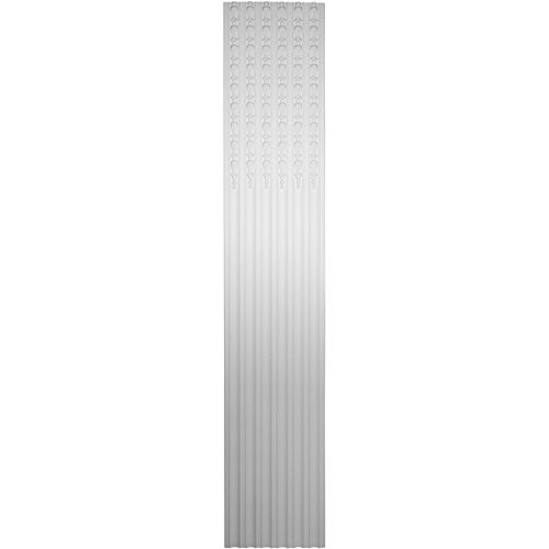 Ekena Millwork PIL17X94X01BE 17 5/8"W x 94 1/2"H x 1 7/8"P Benson Fluted Pilaster (Each) (Each), Factory Primed White