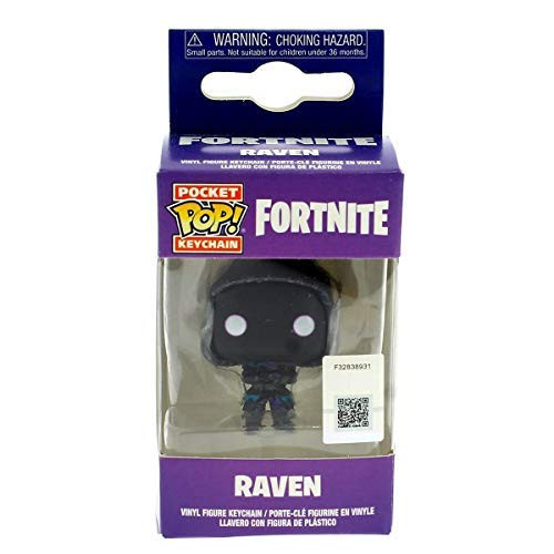 Funko Pop! Keychain: Fortnite - Raven Toy, Multicolor, One-Size