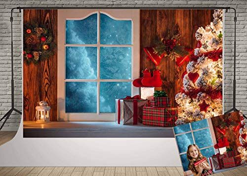 Kate 7x5ft Christmas Scene Backdrops for Photography Frozen Window in Background Christmas Tree Backdrop Kate 7x5ft Christmas Scene Backdrops for Photography Frozen Window in Background Christmas Tree Backdrop