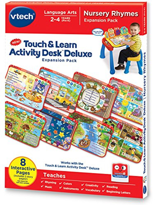 VTech Touch and Learn Activity Desk Deluxe Expansion Pack - Nursery Rhymes