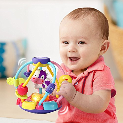 VTech Baby Lil' Critters Shake and Wobble Busy Ball Amazon Exclusive, Purple VTech Baby Lil' Critters Shake and Wobble Busy Ball Amazon Exclusive, Purple