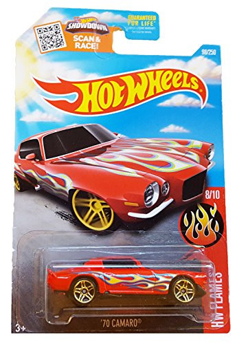 Hot Wheels - 2016 HW Flames 8/10 - '70 Camaro on Spring Edition 98/250