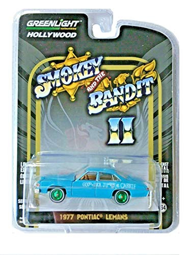 Greenlight Chase Green Machine 44830-B Hollywood Series 23 Smokey and The Bandit II 1977 Pontiac Lemans Wedding Car 1:64 Scale