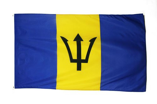 AZ FLAG Barbados Flag 3' x 5' - Barbadian Flags 90 x 150 cm - Banner 3x5 ft