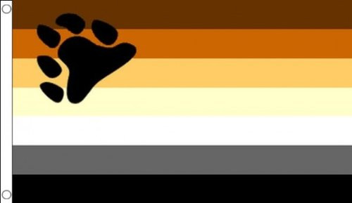 AZ FLAG Gay Pride Bear Flag 3' x 5' - Rainbow Flags 90 x 150 cm - Banner 3x5 ft