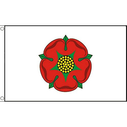 AZ FLAG Lancashire Old County Flag 3' x 5' - County of Lancashire - England Flags 90 x 150 cm - Banner 3x5 ft