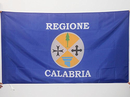 AZ FLAG Calabria Flag 2' x 3' for a Pole - Italy - Italian Region Flags 60 x 90 cm - Banner 2x3 ft with Hole