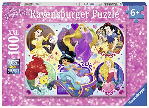 Ravensburger 10796 Disney Princesses - 100 Piece Jigsaw Puzzle for Kids  Every Piece is Unique, Pieces Fit Together Perfectly