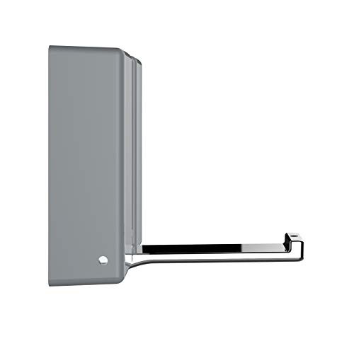 WENKO 50555100 Flip Hook Basic Alpha, 3.1 x 3.1 x 1.0 inch, Gray