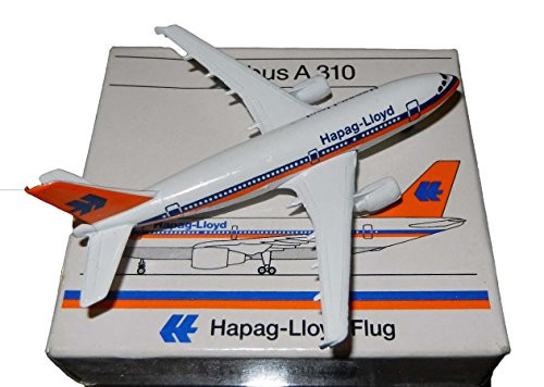 Schabak 1:600 Scale Diecast 923/18 Hapag Lloyd Flug Airlines Airbus A310 Display Model