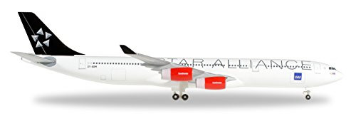 Herpa Wings 1 / 500 A340-300 Scandinavian Airlines Star Alliance OY-KBM