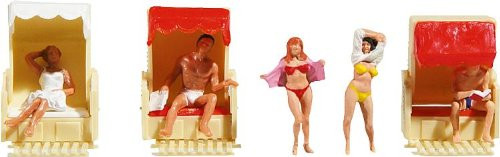 Faller 151061 in The Beach Chair HO Scale Figure Set