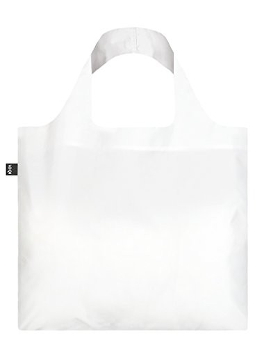 LOQI Puro Reusable Shopping Bag, Chalk