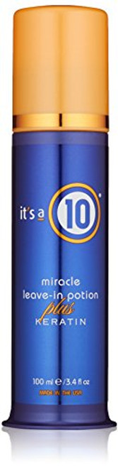 It's a 10 Haircare Miracle Leave-In Potion Plus Keratin, 3.4 fl. oz. It's a 10 Haircare Miracle Leave-In Potion Plus Keratin, 3.4 fl. oz.