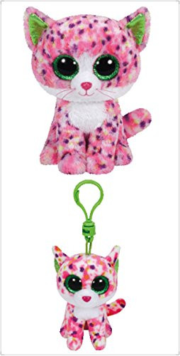 Ty Beanie Boos Cat 6" Regular Sophie with a 3" Sophie Beanie Clip (free gift with purchase)