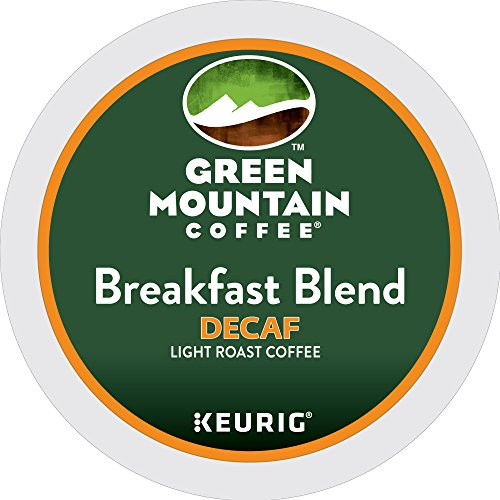 Green Mountain Coffee Decaf Breakfast Blend (Light Roast Coffee), K-Cup Portion Pack for Keurig K-Cup Brewers (Pack of 24) Green Mountain Coffee Decaf Breakfast Blend (Light Roast Coffee), K-Cup Portion Pack for Keurig K-Cup Brewers (Pack of 24)