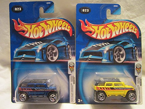 Hot Wheels 2004 First Editions Rockster 23/100 BLUE & YELLOW #023 1:64 Scale Die Cast 2 Car Bundle! Hot Wheels 2004 First Editions Rockster 23/100 BLUE & YELLOW #023 1:64 Scale Die Cast 2 Car Bundle!