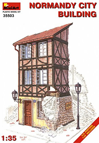 MiniArt 1:35 Scale Normandy City Building Construction Set (Multi-Colour)