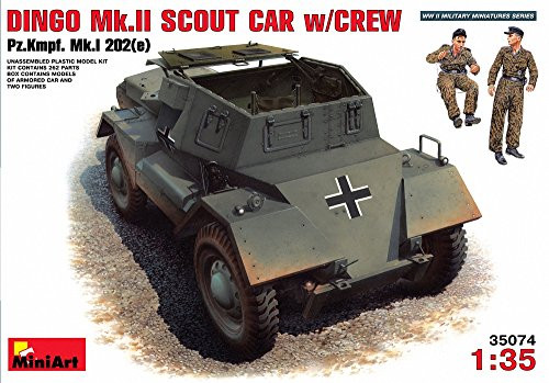 Miniart 1:35 - Dingo Mk.iipz.kpfw.mki 202(e) With Crew