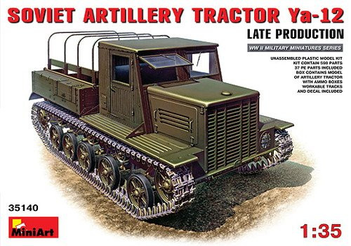 MiniArt 1:35 Soviet Artillery Tractor Ya-12 Late