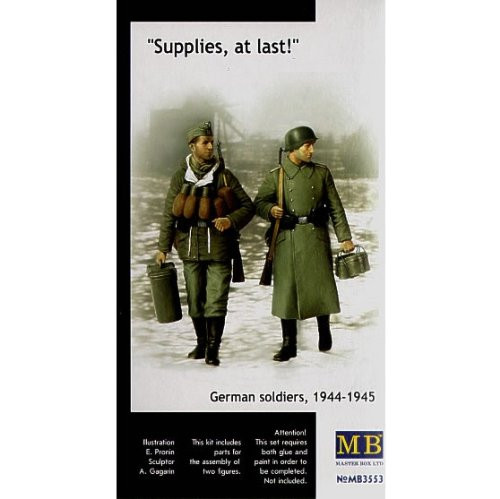 Master Box Supplies At Last! German Soldiers 1944-45 (2) Figure Model Building Kits (1:35 Scale)