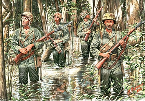 Master Box WWII USMC in Jungle (4) Figure Model Building Kits (1:35 Scale) Master Box WWII USMC in Jungle (4) Figure Model Building Kits (1:35 Scale)