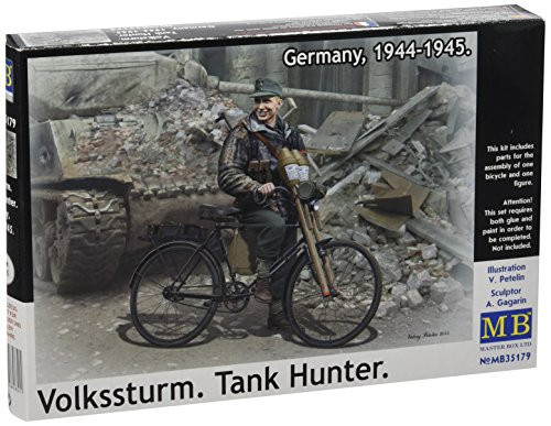 Master Box Models 1/35 "Volkssturm Tank Hunter Germany 1944-1945 Bicycle with Photo-Etched Parts