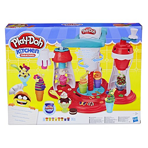Play-Doh Kitchen Creations Ultimate Swirl Ice Cream Maker, Multi-Colour Play-Doh Kitchen Creations Ultimate Swirl Ice Cream Maker, Multi-Colour
