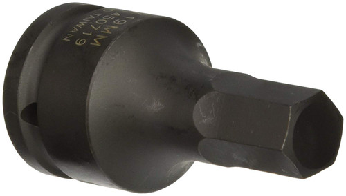 Sunex 450719 3/4-Inch Drive 19-mm Hex Driver Impact Socket