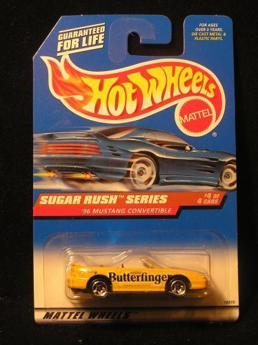 MATTEL HOT WHEELS - '96 MUSTANG CONVERTIBLE - SUGAR RUSH SERIES !! #18810