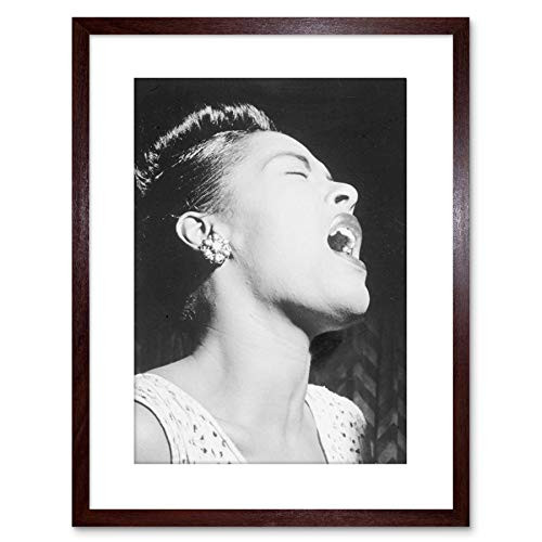 The Art Stop Music Vintage Photo Blues Jazz Legend Billie Holiday Framed Print F97X7569