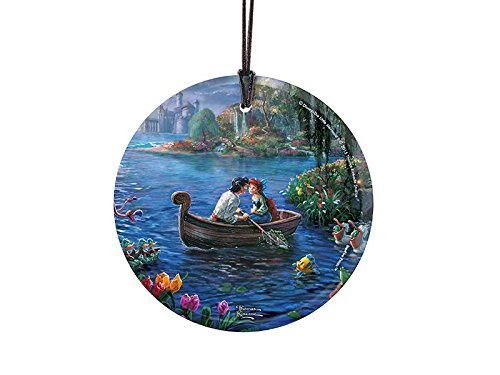 Trend Setters Disney Thomas Kinkade The Little Mermaid II Starfire Prints Hanging Glass - Ariel