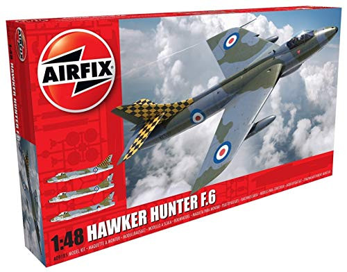 Airfix Hawker Hunter F.6 1:48 Military Aircraft Plastic Model Kit A09185