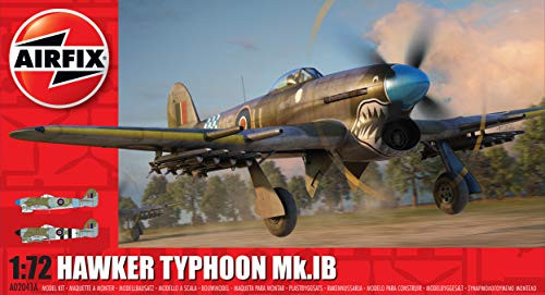 Airfix Hawker Typhoon Ib 1:72 WWII Military Aviation Pastic Model Kit A02041A