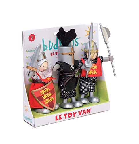 Budkins Set of 3 Crusader Figures