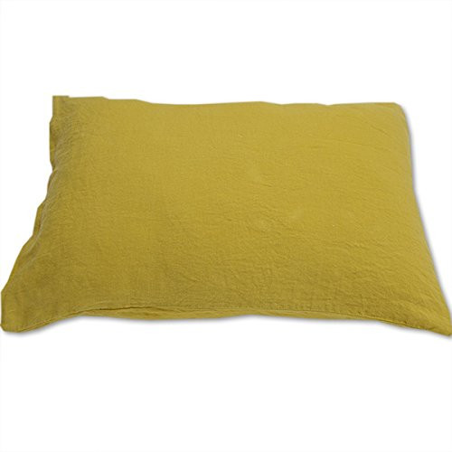 LinenMe Citrine Stone Washed Bed Linen Pillow Case 20x36 Inch 20" x 36"