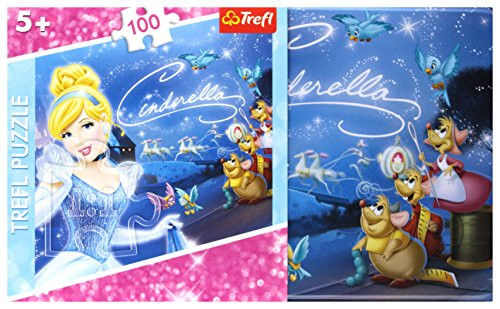 Disney Princess, Going to the bal - 100 Jigsaw/Puzzles in a tinbox by Trefl