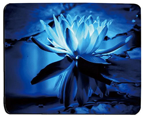 Blue Lotus Mouse Pad, Mousepad (Flowers Mouse Pad)