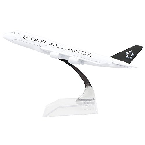 Star Alliance Boeing 747 - 400 Alloy Metal Plane Airplane Models