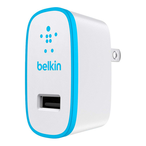 Belkin Boost Up Home and Wall Charger, 12W, 2.4 Amp, Blue (F8J040ttBLU)