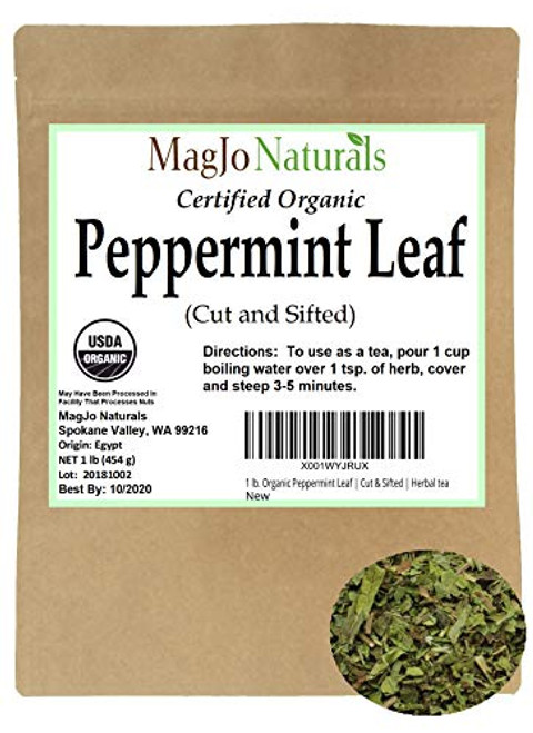 1 lb. Organic Peppermint Leaf | Cut & Sifted | Herbal tea 1 lb. Organic Peppermint Leaf | Cut & Sifted | Herbal tea