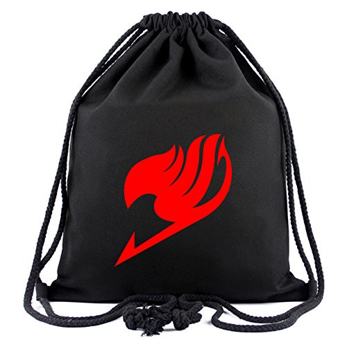 Gumstyle Fairy Tail Anime Sackpack Drawstring Bags Gym Sack Sport Sack Backpack