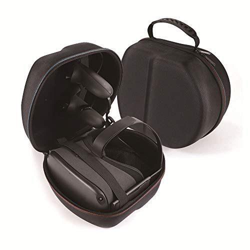 MASiKEN Hard EVA Case for Oculus Quest All-in-one VR Gaming Headset?Oculus Quest Travel Carrying Case (Black+Black)