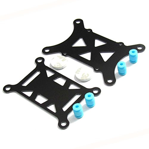 JFtech Flight Controller Shock Absorber RC Glass Fiber Anti-vibration Damping Plate Set for APM 2.6/2.8/2.5 Pixhawk PX4 KK MWC