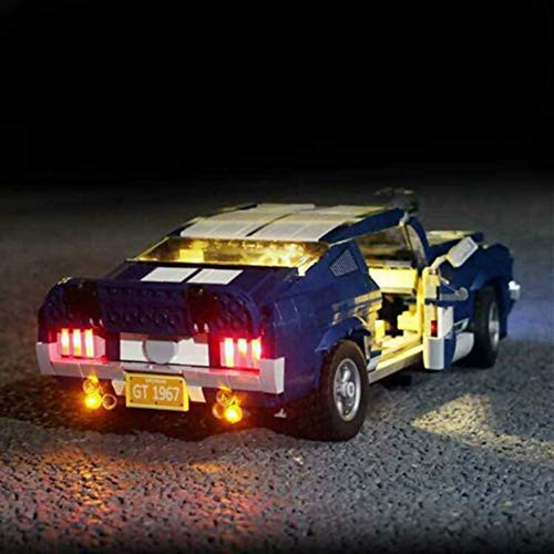 FenglinTech LED Light Kit for Lego 10265 Creator Ford Mustang Building Blocks Model (Lego Set Not Included, 3rd Party Lego Accessory)