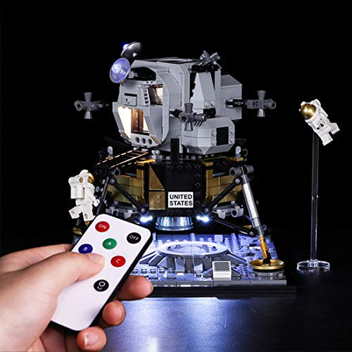 RAVPump LED Lighting Kit for NASA Apollo 11 Lunar Blocks Model - LED Light Set Compatible with Lego 10266 ( Lego Set not Included ) RAVPump LED Lighting Kit for NASA Apollo 11 Lunar Blocks Model - LED Light Set Compatible with Lego 10266 ( Lego Set not Included )