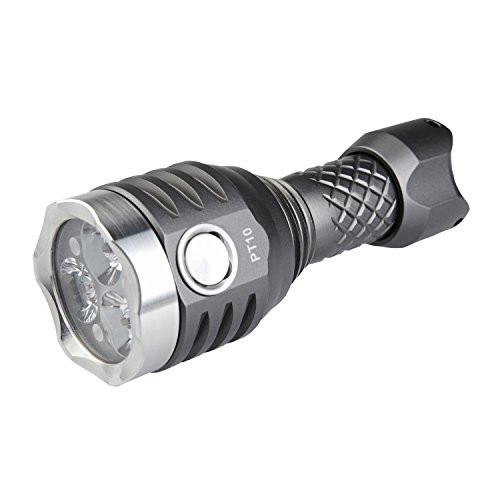 MecArmy PT10 800 Lumens EDC Compact Flashlight with 3 CREE XP-G2 LEDs, Micro USB Rechargeable Patented Flashlight, Ultra Bright Key Chain Flashlight, Instant Access to Different Lighting Functions