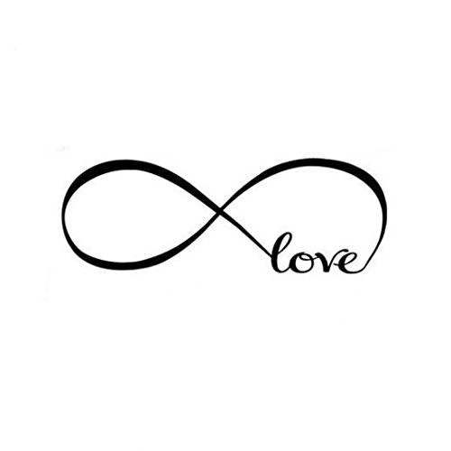 CUGBO Love Infinity Symbol Vinyl Wall Decal Sticker for Living Room Bedroom Art Home Decoration CUGBO Love Infinity Symbol Vinyl Wall Decal Sticker for Living Room Bedroom Art Home Decoration