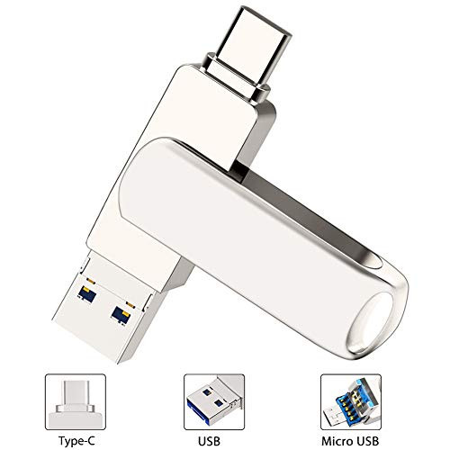 USB Type C Flash Drive 32GB, Elekmall Android OTG Smartphone USB Memory Stick (32GB)