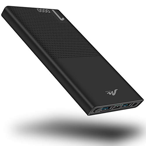 Portable Cell Phone Charger 10000mah Battery Power Pack, Power Bank External Battery for Cell Phones Compatible with iPhone 6/6s/7/8/X/XS/XR iPad and Other Smart Device